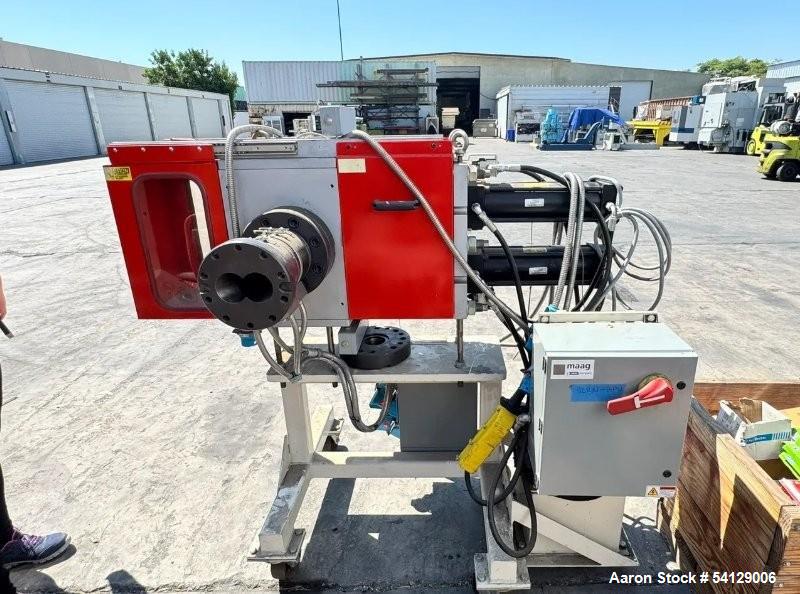 Used Maag CSC-149 Continuous Double-Piston Screen Changer | 3,000 lb/hr | 100 Mesh | 350°F | Built 2018