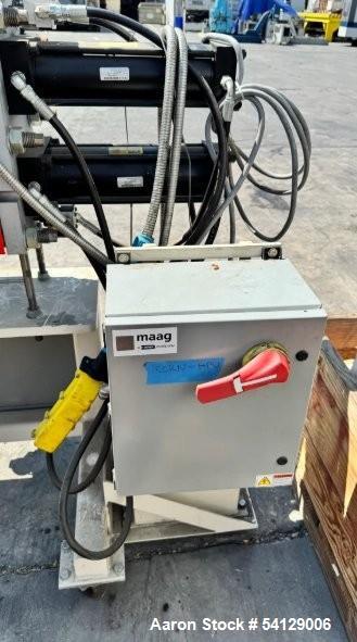 Used Maag CSC-149 Continuous Double-Piston Screen Changer | 3,000 lb/hr | 100 Mesh | 350°F | Built 2018