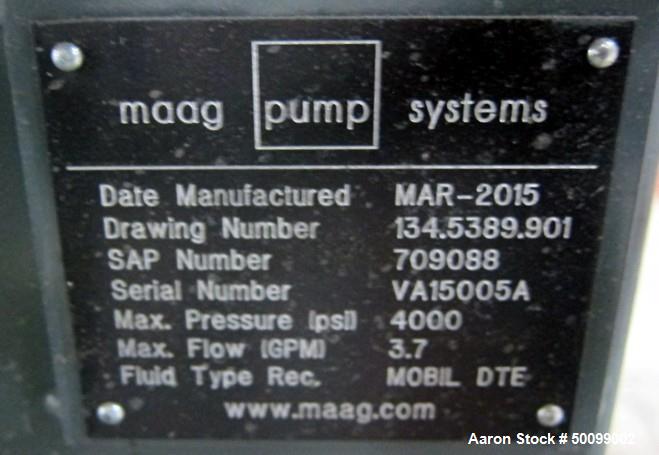 Used- Maag Dual Piston Screen Changer, Model CSC-200BF-4F.