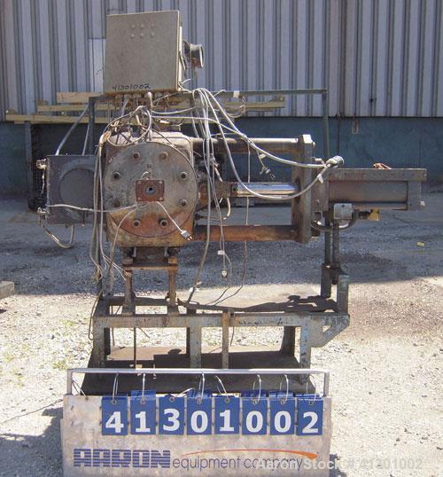 Used 8" Hydraulic Screen Changer.  Mounted on a carbon steel base.  Requires a power pack.
