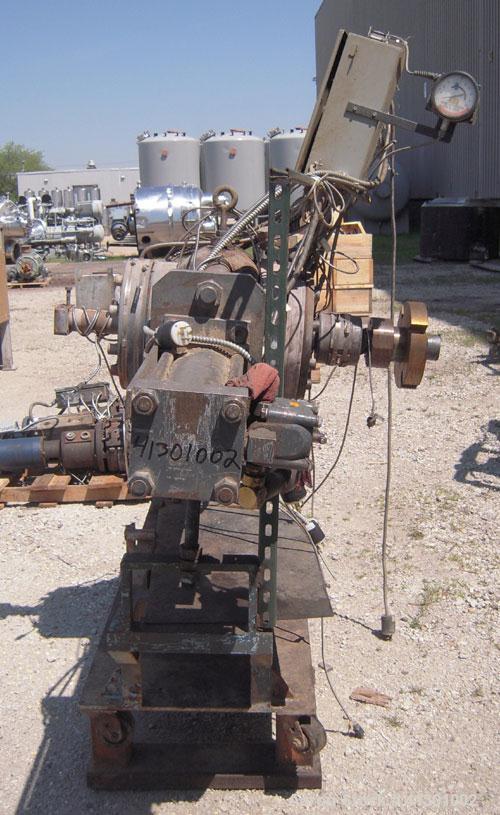 Used 8" Hydraulic Screen Changer.  Mounted on a carbon steel base.  Requires a power pack.