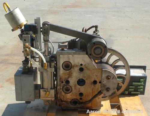 Used Patt Filtration Rotary III Constant Pressure Continuous Screen Changer, Model RBP-50L HT. 240/480 Volt, 3.4 kW, maximum working pressure 400 bar. Set up for removable insert plates. Can be used ...
