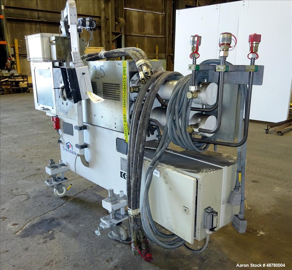 Used Trendelkamp screen changer, type 5.1. Capacity 3300lbs/1500 KG per hour.