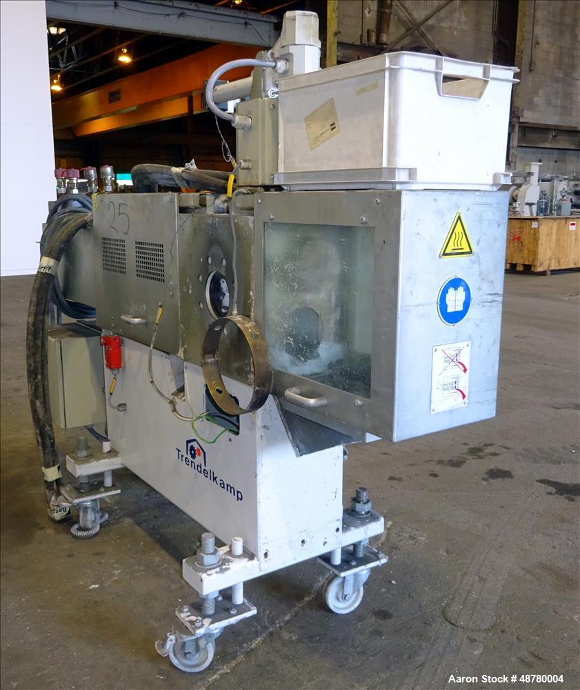 Used Trendelkamp screen changer, type 5.1. Capacity 3300lbs/1500 KG per hour.
