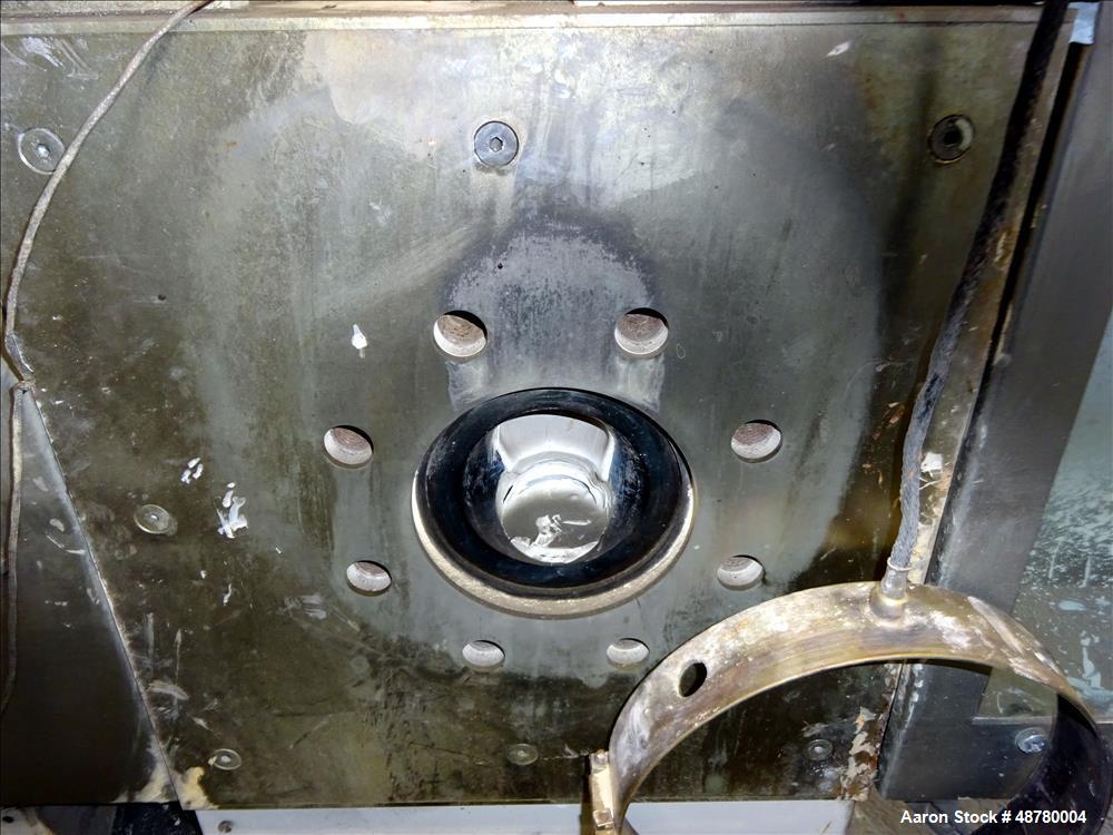Used Trendelkamp screen changer, type 5.1. Capacity 3300lbs/1500 KG per hour.