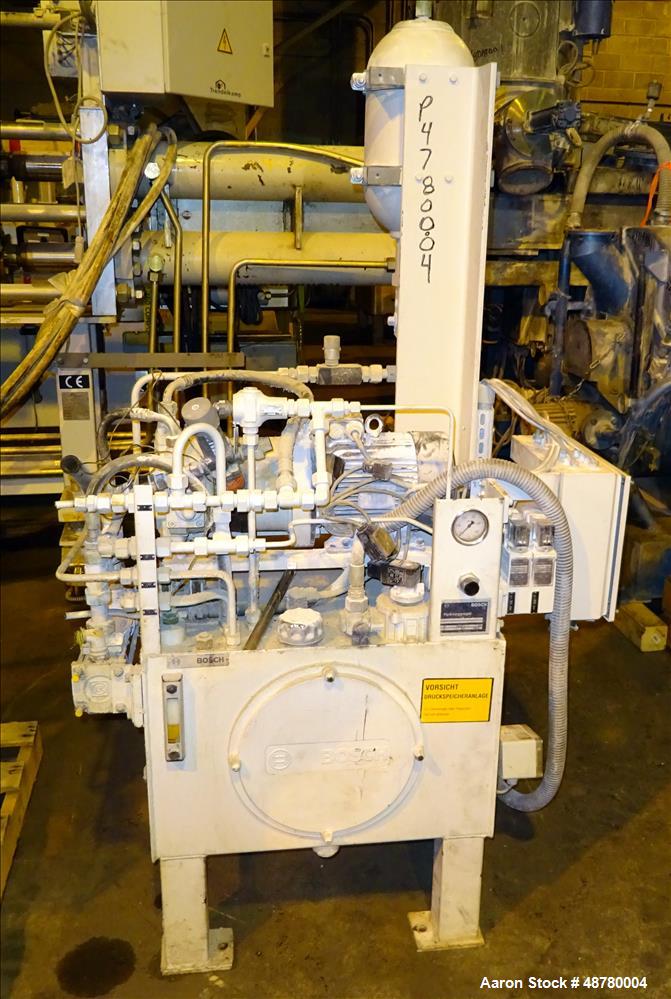 Used Trendelkamp screen changer, type 5.1. Capacity 3300lbs/1500 KG per hour.