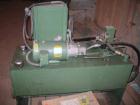 Used Beringer 8'' (200mm) Ultra-Lock Slide Plate Hydraulic Screen Changer, Model ULC-80. Dual breaker plates. Includes a Beringer hydraulic power unit, modelHP 5.0, serial #95932. 2 hp, 3/60/208-230/...