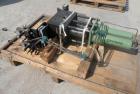 Used Kreyenborg Continuous Screen Changer, Type K-SWE-100-88/P. Approximate screen diameter 76.3mm, active filtration area 2 X 45 cubic centimeters, output capacity of  80-280 kilograms an hour.