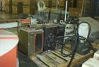 USED: Kreyenborg polymer filter, model K-SWE-101. Dual bolt screenchanger, 96.3 mm screen, 308-838 lb per hour, upstream adapter flangetapped for 6 holes, M20 on 11' B C, downstream tapped for 4 hole...