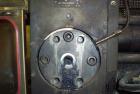USED: Kreyenborg polymer filter, model K-SWE-101. Dual bolt screenchanger, 96.3 mm screen, 308-838 lb per hour, upstream adapter flangetapped for 6 holes, M20 on 11' B C, downstream tapped for 4 hole...