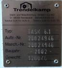 Used Trendelkamp screen changer, type 5.1. Capacity 3300lbs/1500 KG per hour.