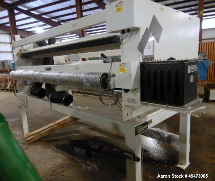 Used- ENERCON Film Treater, Approximate 92'' Wide. Includes Operator Controls. Previously used on approximate 30 mil Solar F...