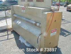 USED:Solo 74" two side treater station with 9.5" diameter ceramictreater rolls, 70" wide segmented electrode bar with 1" fingers,model S010FA-70-74. Also has Pillar generator and three (3) 5.0 kvPill...