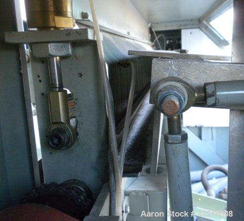 Used Contech 60" Wide CompuSheeter, Model CS-60. (2) Pneumatically adjustable rubber pinch rolls. Includes a stacker, a custom integrated winder, and a 7.5 hp hydraulic motor and control panel. 1424 ...