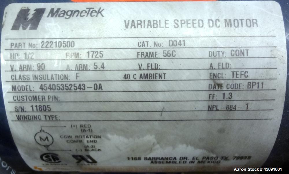 Used Rosenthal Manufacturing 45 Degree Sheeter, Model WA-AC-2-5UBEAA-24