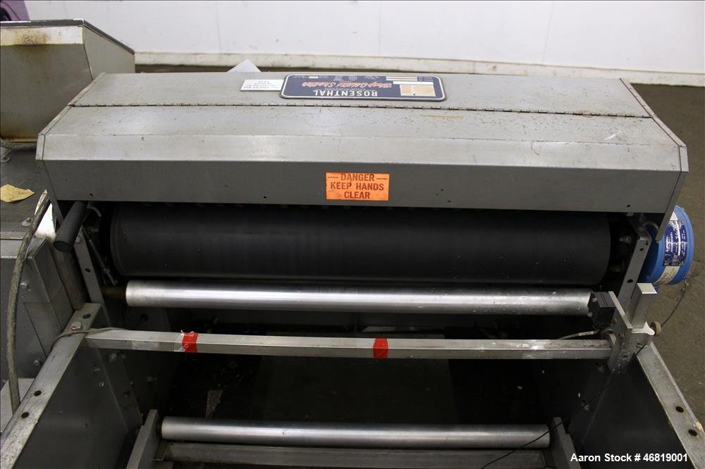 Used Rosenthal Wrap-O-Matic Sheeter, Model WA-S-3-UBTEVAA.