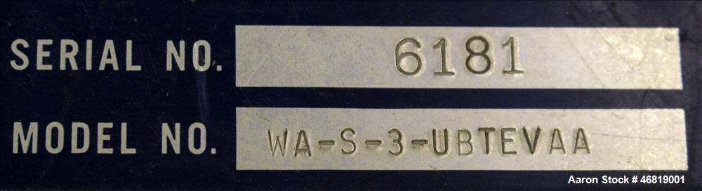 Used Rosenthal Wrap-O-Matic Sheeter, Model WA-S-3-UBTEVAA.