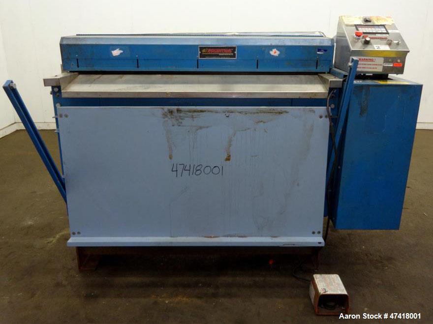 Used Rosenthal Manufacturing Sheeter, Model WA-S-4-HUBTEAAA-12.