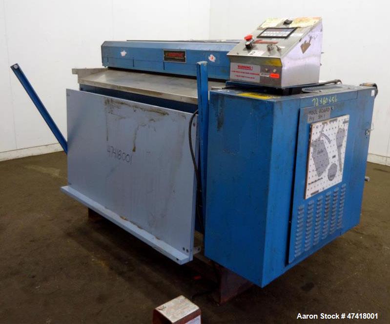 Used Rosenthal Manufacturing Sheeter, Model WA-S-4-HUBTEAAA-12.