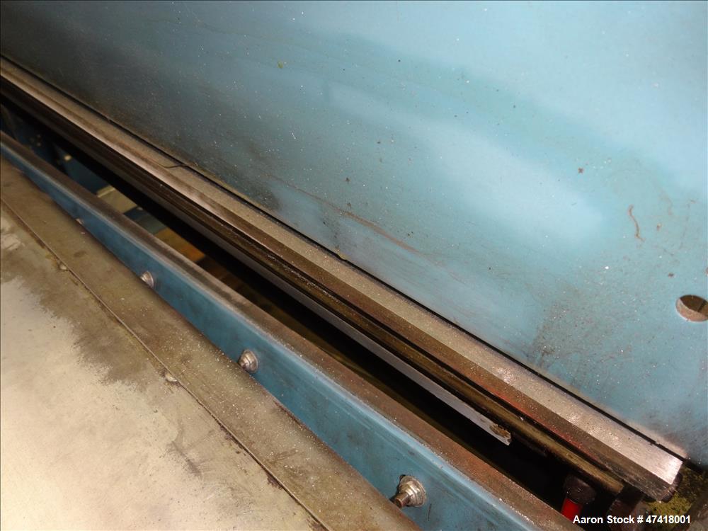 Used Rosenthal Manufacturing Sheeter, Model WA-S-4-HUBTEAAA-12.
