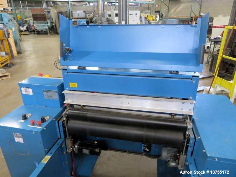 Used Rosenthal 36" Servo-Driven Sheeter – Model WM3HUJEAAAPLCC-24, Integral Unwind, 750 lb Capacity, AB Controls