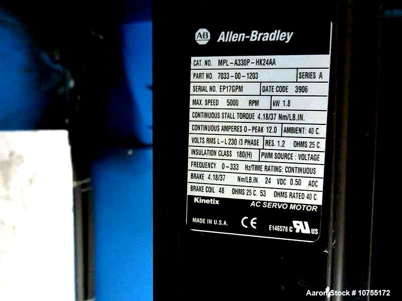 Used Rosenthal 36" Servo-Driven Sheeter – Model WM3HUJEAAAPLCC-24, Integral Unwind, 750 lb Capacity, AB Controls