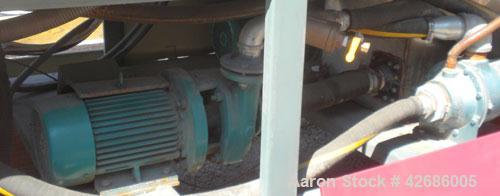 Used Crown Vacuum Calibrating Table, Model CMZDY. Stainless steel pan 24'' wide x 231'' long x approximately 3-3/4'' deep. 2. The dies are connected with aluminum alloy “T” guiding rails and bolts. I...