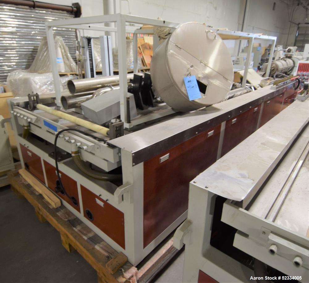 Used JWell Extrusion Machinery Vacuum Calibration Unit. Shaping range 0-1400mm, effective length 5000mm, Serial# MP1411/174.