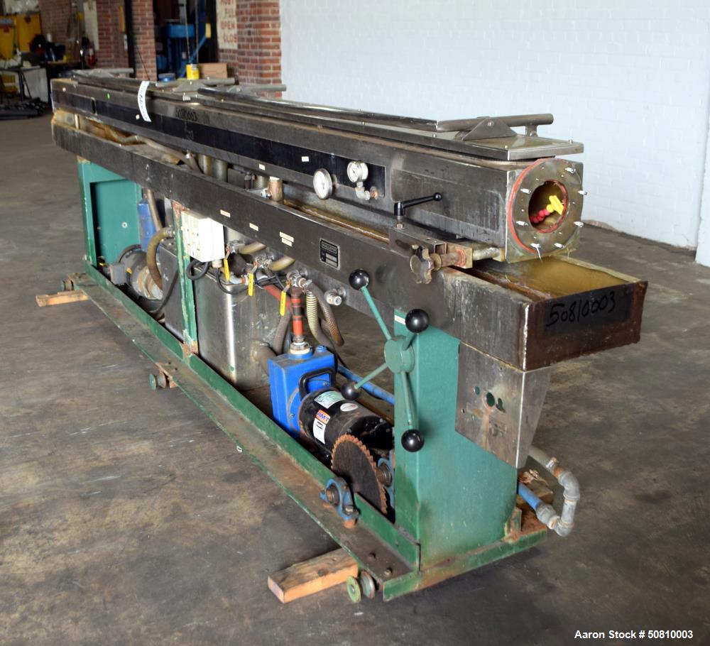 Used Maillefer Vacuum Sizing Tank, Model CB 63