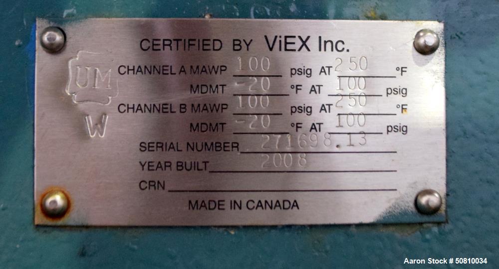 Used CDS Custom Downstream Systems Vacuum Sizing Tank, Model CVS 10-14