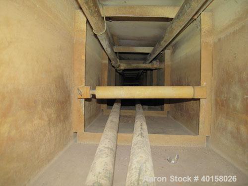 Used CDS Vacuum Sizing/Spray Cooling Tank, model CVS12-30SPRH, stainless steel. 12" X 12" cross section x 30' long. Includes pumps and plexiglass covers for each zone.