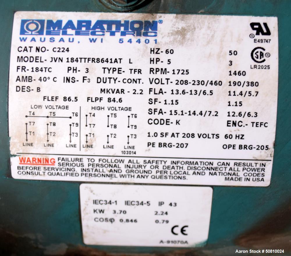 Used CDS Custom Downstream Systems Vacuum Spray Sizing Tank, Model CVSS 10-14