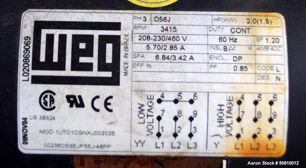 Used Kum Soo Vacuum Sizing Tank, Model KUS-V