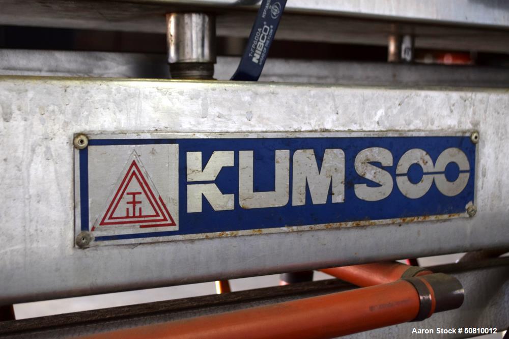 Used- Kum Soo Vacuum Sizing Tank, Model KUS-V