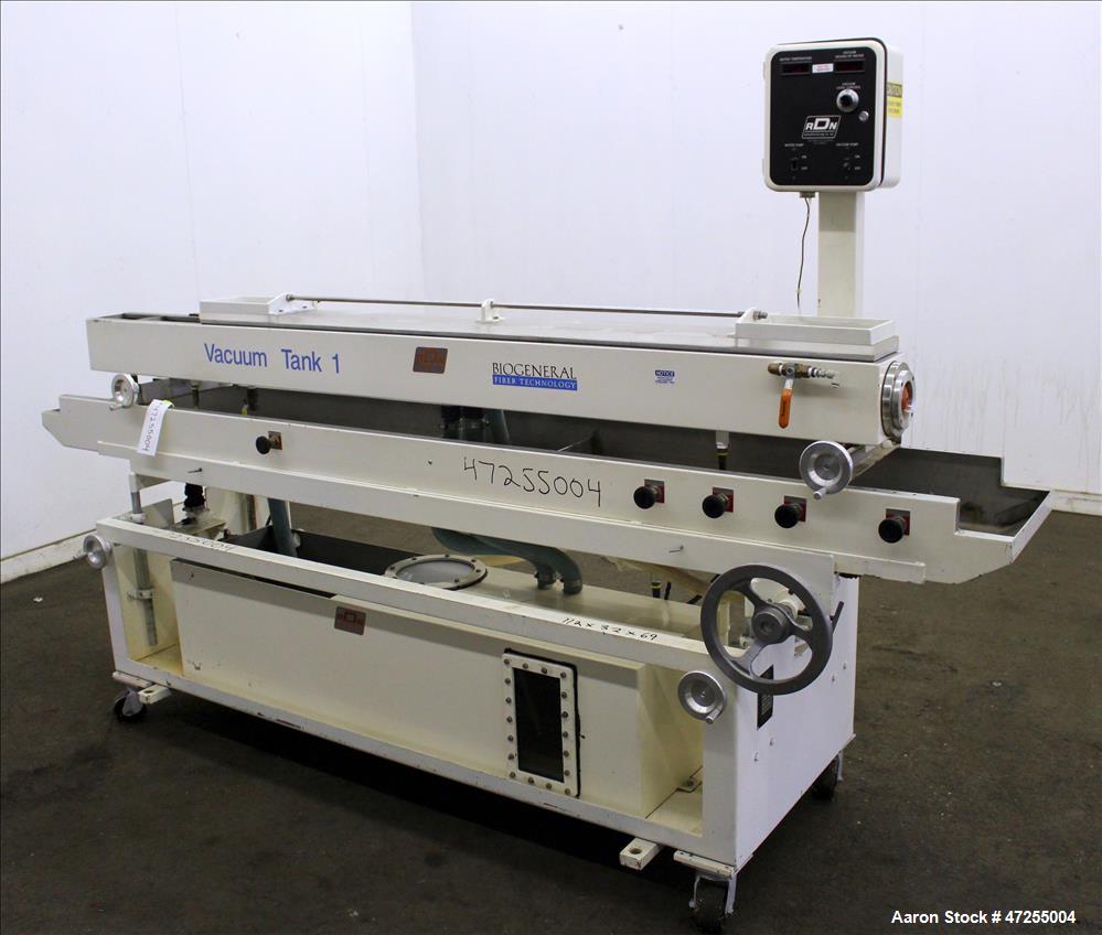 Used RDN Vacuum Sizing Tank, Model 2.0 PVS, 304 Stainless Steel, Maximum capaci