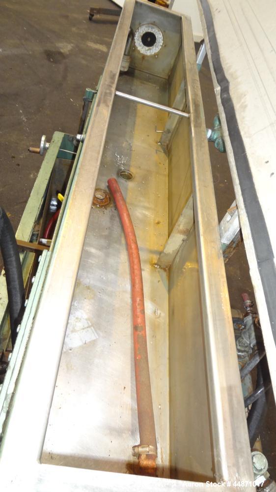 Used Stainless Steel RDN Vacuum Sizing Tank, Model 40-1V-2T-8