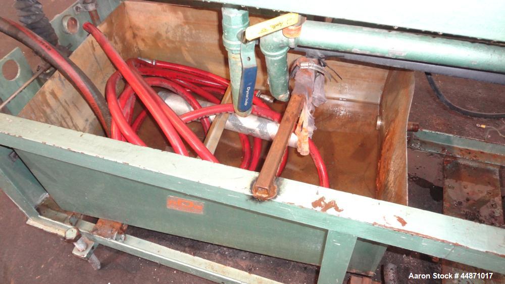 Used Stainless Steel RDN Vacuum Sizing Tank, Model 40-1V-2T-8