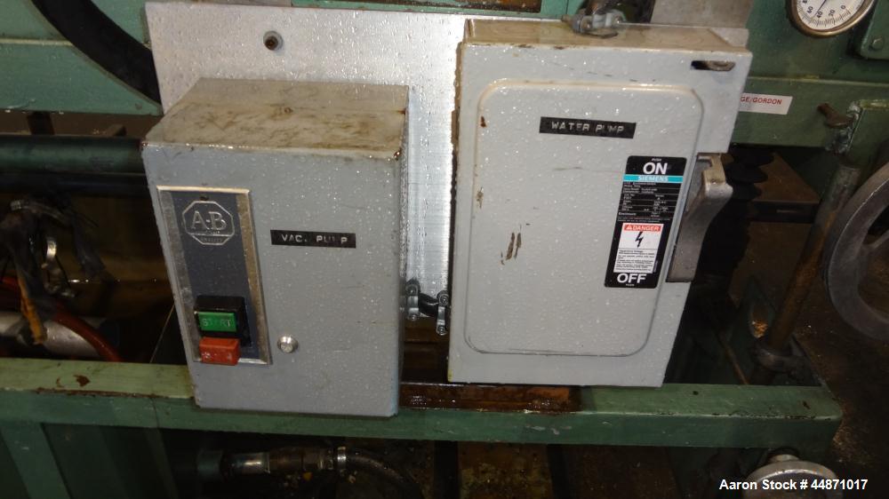 Used Stainless Steel RDN Vacuum Sizing Tank, Model 40-1V-2T-8