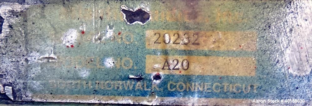 Used Stainless Steel RDN Vacuum Sizing Tank, Model 4D3V2T30