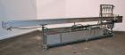Used Al-Be Industries Vacuum Sizing Tank, Model C-7-216, 304 Stainless steel. Vacuum section 14’’ wide x 24’’ long x 7-1/2’’ deep with a plastic cover. Cooling section 8’’ wide x 216’’ long x 8’’ dee...