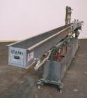 Used Al-Be Industries Vacuum Sizing Tank, Model C-7-216, 304 Stainless steel. Vacuum section 14’’ wide x 24’’ long x 7-1/2’’ deep with a plastic cover. Cooling section 8’’ wide x 216’’ long x 8’’ dee...