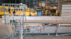 Used Al-Be Industries Vacuum Sizing Tank, Model C-7-216, 304 Stainless steel. Vacuum section 14’’ wide x 24’’ long x 7-1/2’’ deep with a plastic cover. Cooling section 8’’ wide x 216’’ long x 8’’ dee...