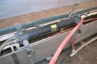 Used Al-Be Industries Vacuum Sizing Tank, Model C-7-216, 304 Stainless steel. Vacuum section 14’’ wide x 24’’ long x 7-1/2’’ deep with a plastic cover. Cooling section 8’’ wide x 216’’ long x 8’’ dee...