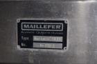 Used- Maillefer Vacuum Sizing Tank, Model CB 63