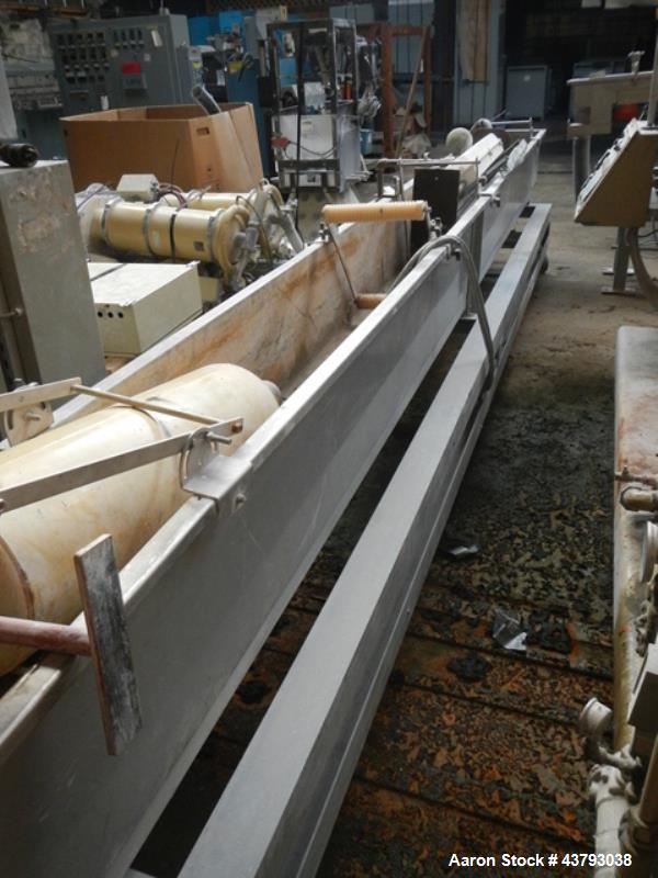 Used 14-1/2” wide x 14” deep x 240” long water bath