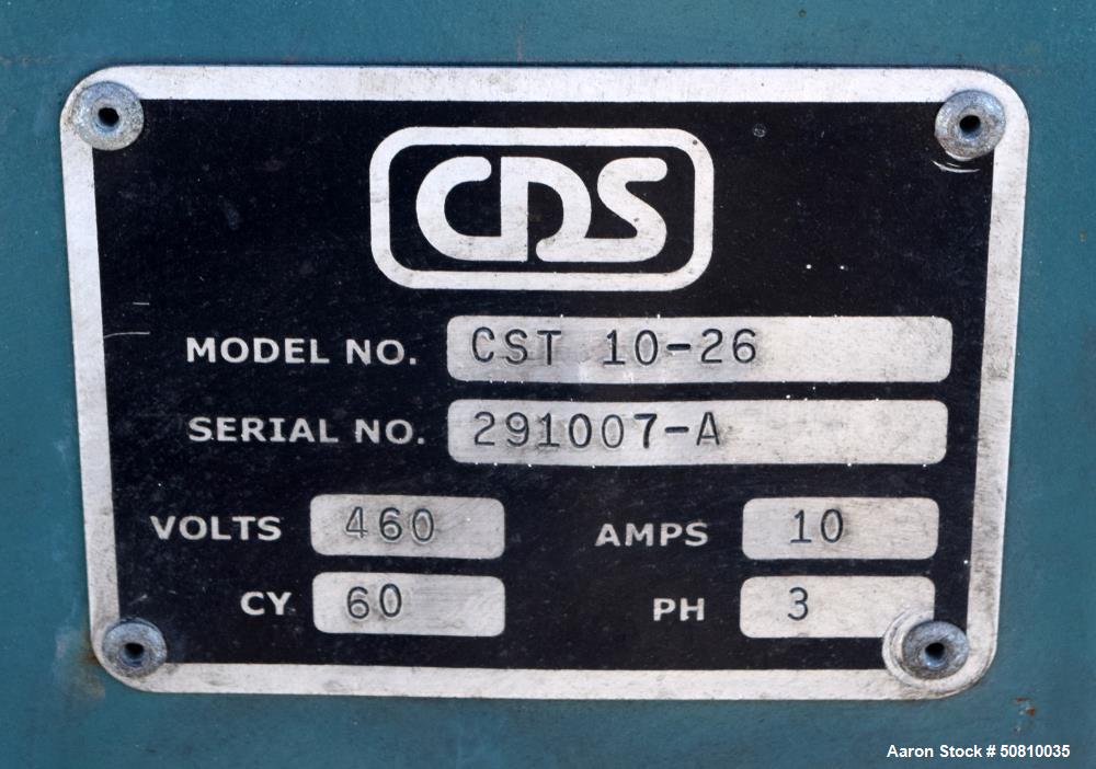 Used CDS Custom Downstream Systems Spray Cooling Tank, Model CST 10-26-B