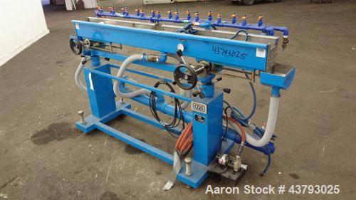 Used CDS Custom Downstream Systems Water Table, Model CWT-6-6.  6" Wide x 72" long x 6" deep.  Very little use.