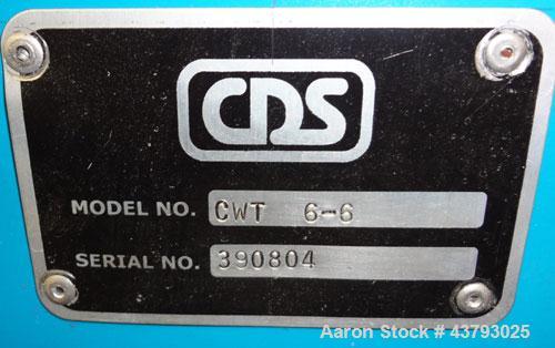 Used CDS Custom Downstream Systems Water Table, Model CWT-6-6.  6" Wide x 72" long x 6" deep.  Very little use.