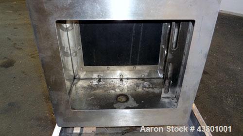 Unused- Davis Standard Spray Tunnel, Model 18-18-20, 304 Stainless Steel. Approximately 18-3/4" wide x 18" deep x 252" long.  (4) Spray bars, bottom rollers. (5) Section hinged plastic covers. Includ...