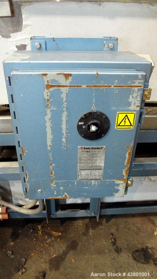 Unused- Davis Standard Spray Tunnel, Model 18-18-20, 304 Stainless Steel. Approximately 18-3/4" wide x 18" deep x 252" long.  (4) Spray bars, bottom rollers. (5) Section hinged plastic covers. Includ...